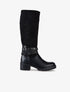 Bottes bi matière à brides - noir - 1