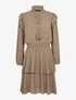 Robe bouffante à volants - taupe - 3