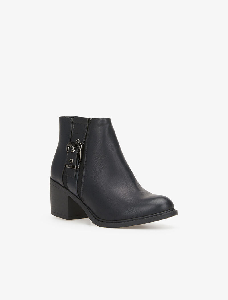 Bottines à quartier orné d&