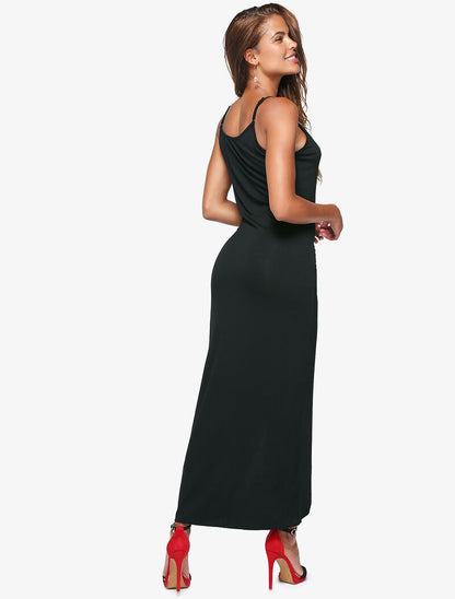 Robe à effet portefeuille - noir - 3
