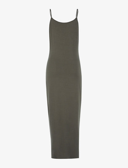 Robe à effet portefeuille - kaki - 2