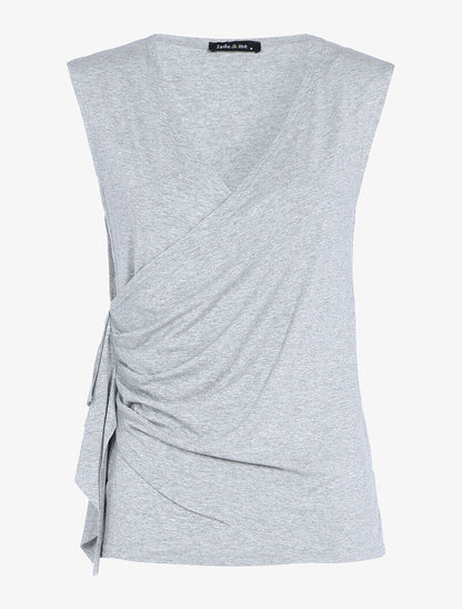 Top cache-coeur - gris clair - 1