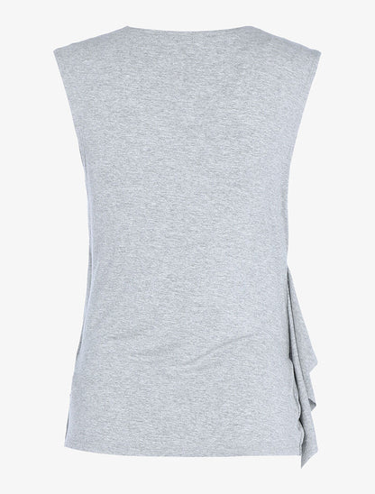 Top cache-coeur - gris clair - 2