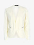 Veste ouverte à poches zippées - beige - 1