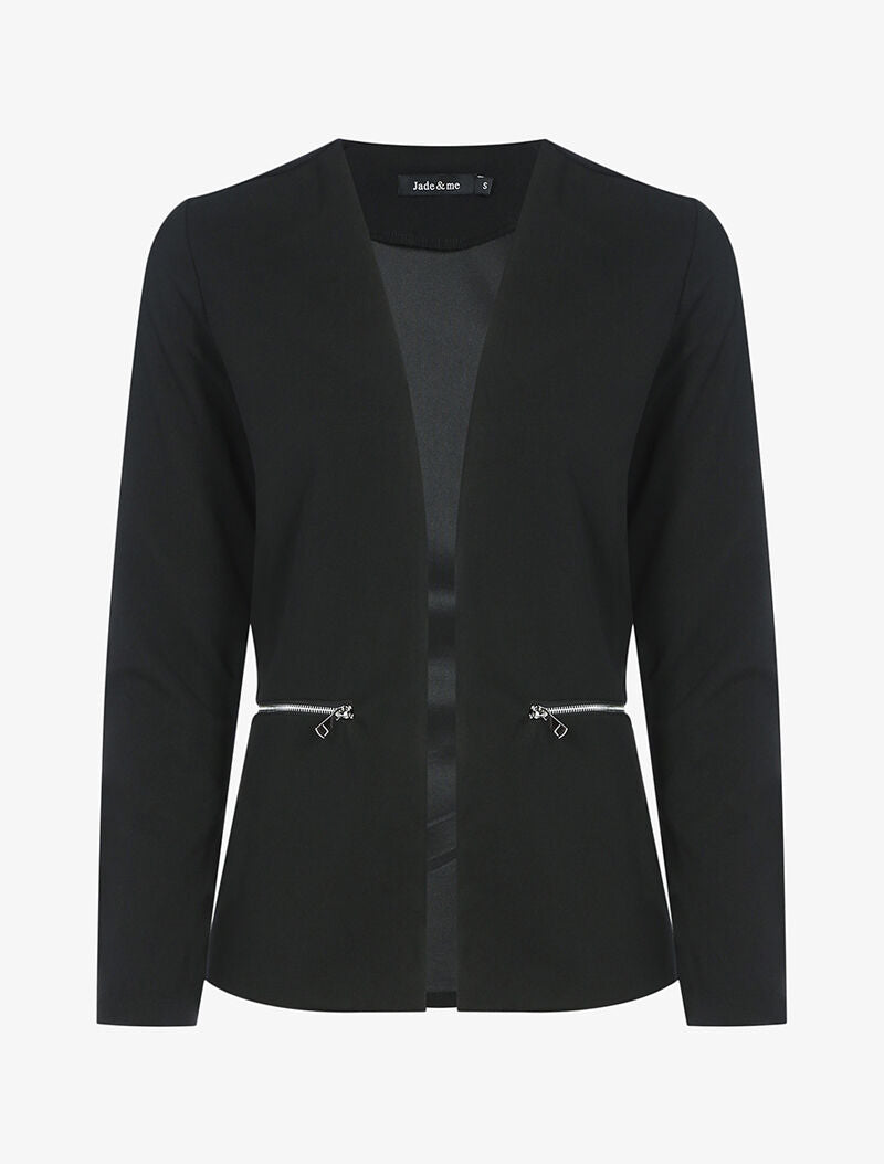 Veste légère coupe droite - noir - 3