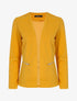Veste légère coupe droite - moutarde - 1