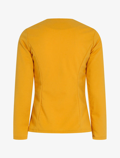 Veste légère coupe droite - moutarde - 2