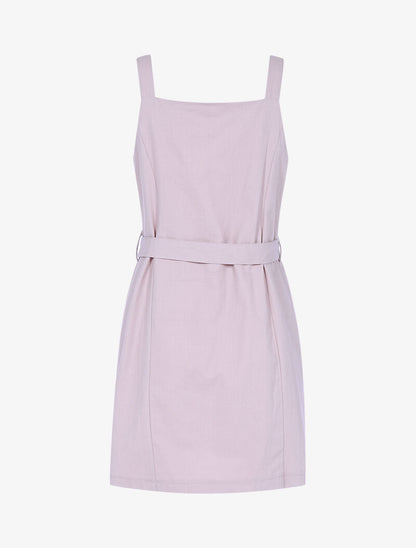 Robe à rabats boutonnés - rose parme - 2