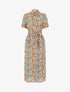 Robe longue à imprimé cachemire - orange - 3