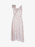 Robe longue à bretelles dépareillées - ecru - 3