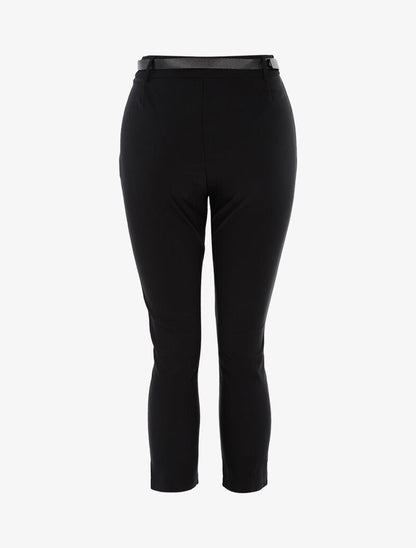 Pantalon 7/8 uni - noir