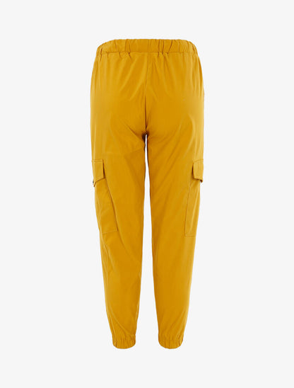 Pantalon cargo 7/8 - jaune