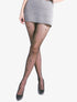 Collants en voile à imprimé moucheté - noir - 1