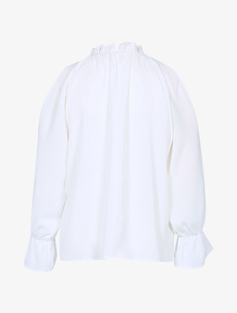 Top fluide à épaules dénudées - ecru - 2