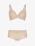 Ensemble à fleurs stylisées - beige - 3