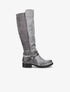 Bottes bimatière sanglées - gris - 5