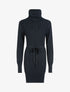 Robe-pull à détails tressés et relief - noir - 3