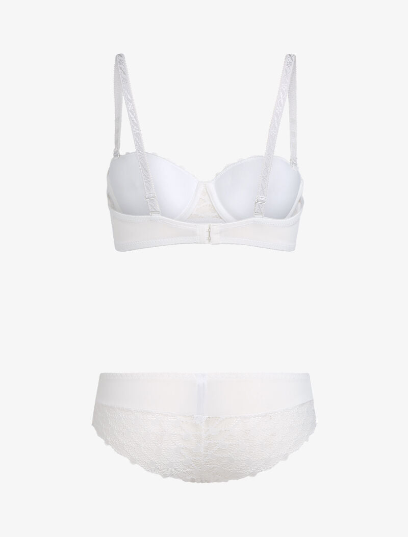Ensemble à clous et sangles - blanc - 2