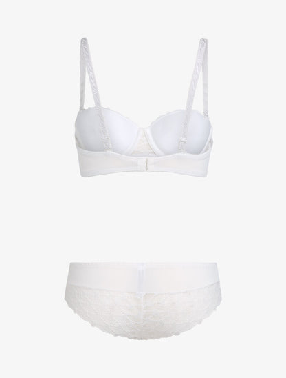 Ensemble à clous et sangles - blanc - 2