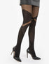 Collants à empiécements graphiques - noir - 2