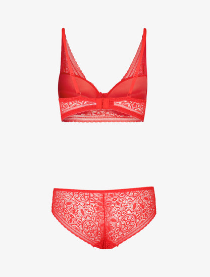 Ensemble ampliforme bustier - rouge - 2