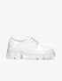Derbies vernies crantées - blanc - 1