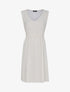 Robe patineuse en voile - beige - 3