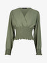Crop top boule cache coeur - kaki - 1