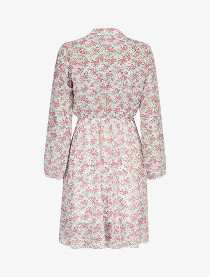 Robe à imprimé floral - blanc - 2
