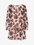 Robe trapèze à imprimé fleurs d&