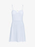 Robe patineuse fluide - blanc - 1
