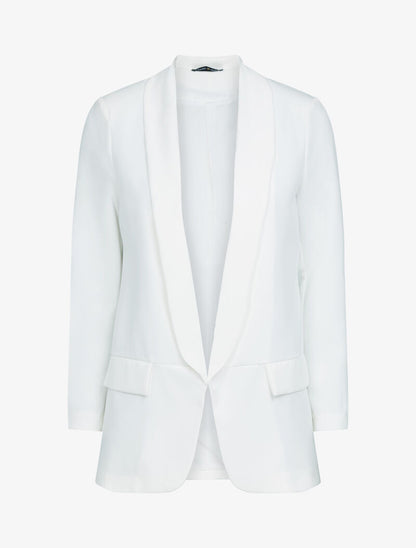 Blazer ouvert à fausses poches - ecru - 2
