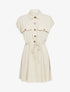 Robe à buste chauve souris - beige - 1
