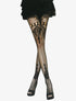 Collants en résille à style baroques - noir - 2