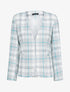 Blazer ouvert à imprimés - blanc - 3