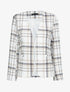 Blazer ouvert à imprimés - beige - 1