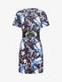 Robe côtelée à manches courtes - noir - 1