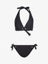 Bikini à détails oeillets - noir - 1