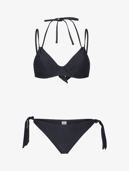 Bikini emboitant à jeu de liens - noir - 3