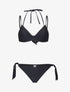 Bikini emboitant à jeu de liens - noir - 3