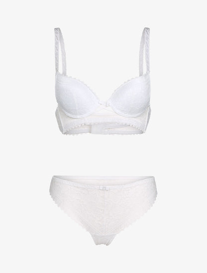 Ensemble floral à liens croisés - blanc - 1