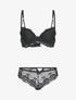Ensemble en dentelle baroque - noir - 3