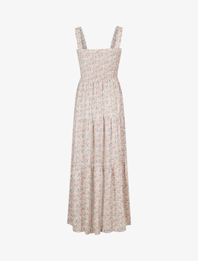 Robe longue à petites fleurs - rose - 2