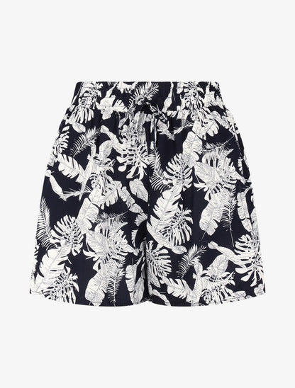Mini short ample à imprimés - marine - 3