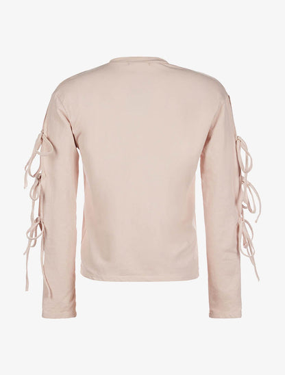 Sweat étoilé bras ouverts - rose - 2