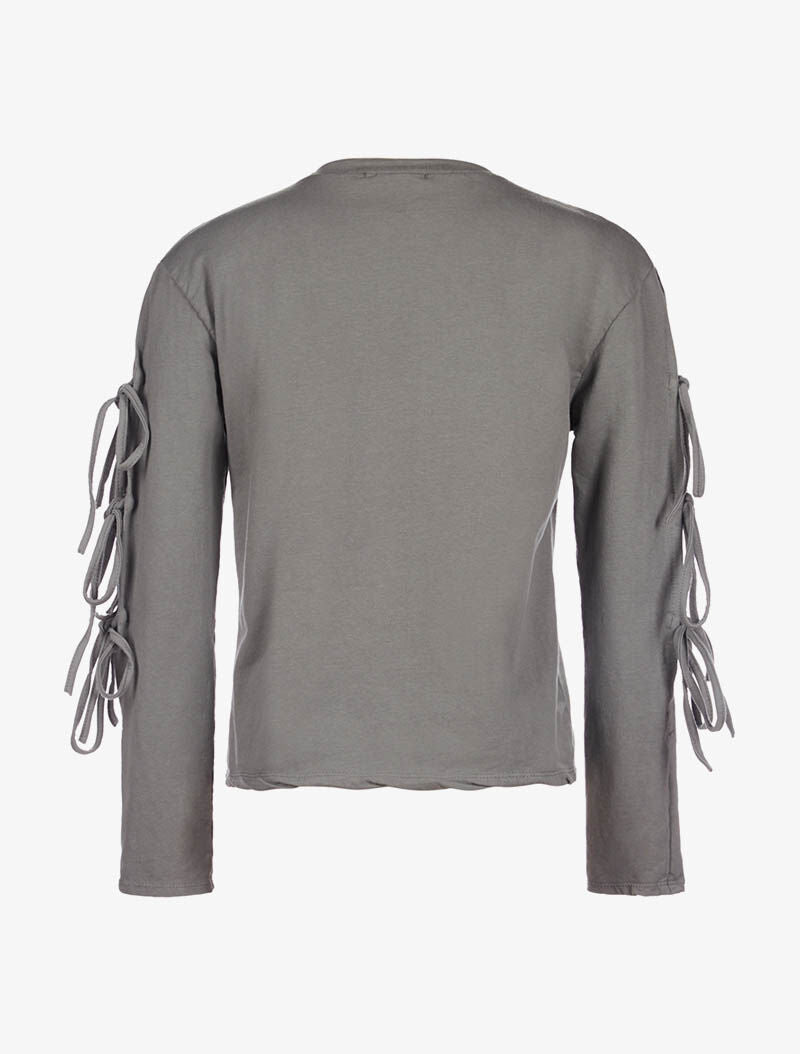 Sweat étoilé bras ouverts - gris - 2
