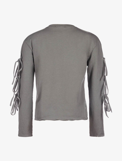 Sweat étoilé bras ouverts - gris - 2