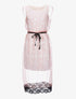 Robe voile avec doublure - rose - 1