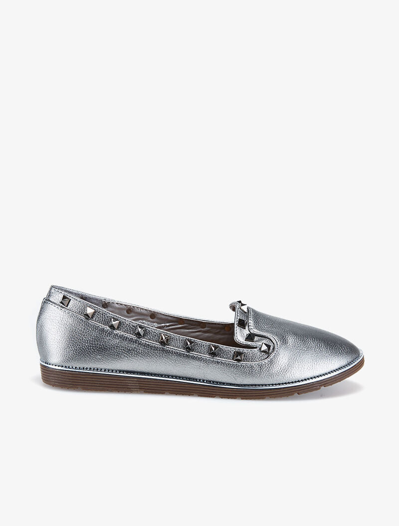 Slippers à picots - gris - 1