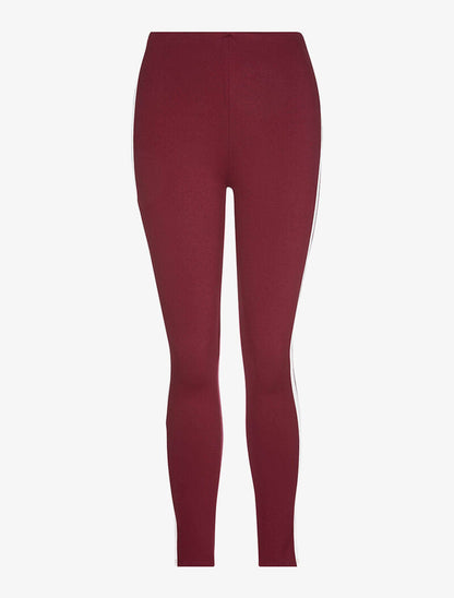 Jogpants 7/8 coupe slim bandes latérales - violet